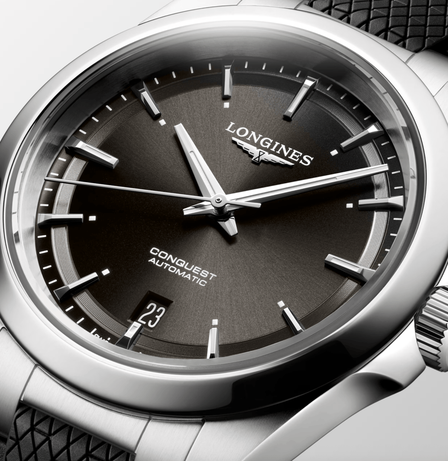 Longines Watch Longines Stainless Steel 38mm Conquest with Sunray Dial