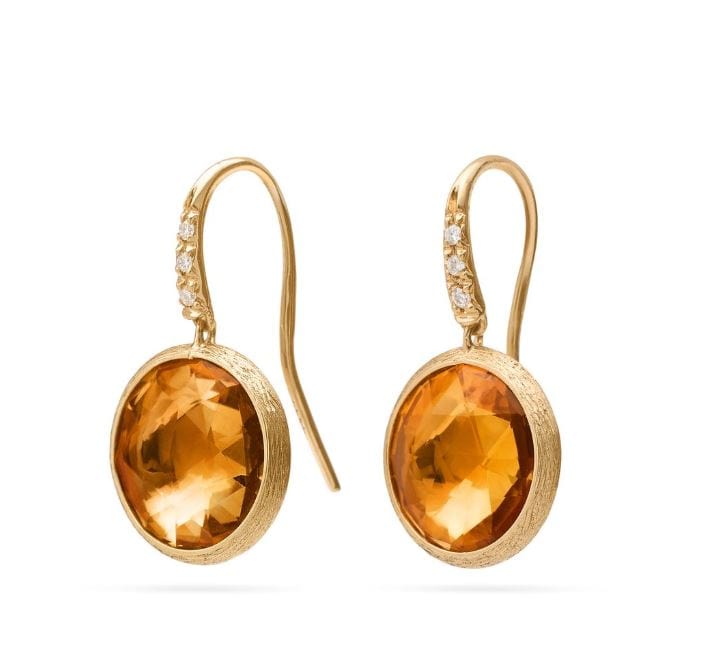 Marco Bicego Jewellery - Earrings - Drop Marco Bicego 18K Jaipur Citrine and Diamond Drop Earrings