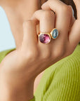 Marco Bicego Jewellery - Rings Marco Bicego 18K Jaipur Cyan Blue Topaz Ring Size 7