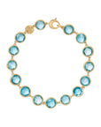 Marco Bicego Jewellery - Bracelet Marco Bicego 18K Jaipur Round Blue Topaz Link Bracelet