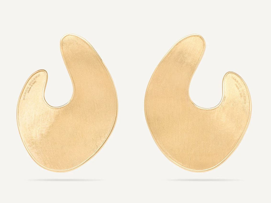 Marco Bicego Jewellery - Earrings Marco Bicego 18K Lunaria Leaf Curl Statement Earrings