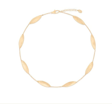 Marco Bicego Jewellery - Necklace Marco Bicego 18K Lunaria Twist Leaves Station Necklace