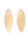 Marco Bicego Jewellery - Earrings Marco Bicego 18K Lunaria Twist With Diamond Earrings