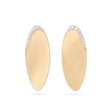 Marco Bicego Jewellery - Earrings Marco Bicego 18K Lunaria Twist With Diamond Earrings