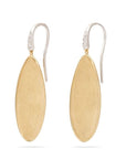 Marco Bicego Jewellery - Earrings - Drop Marco Bicego 18K Lunaria Twist With Diamonds Drop Earrings