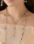 Marco Bicego Jewellery - Necklace Marco Bicego 18K Paradise Mixed Gem Cascade Necklace