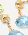 Marco Bicego Jewellery - Earrings Marco Bicego 18K Paradise Mixed Gem Drop Earrings