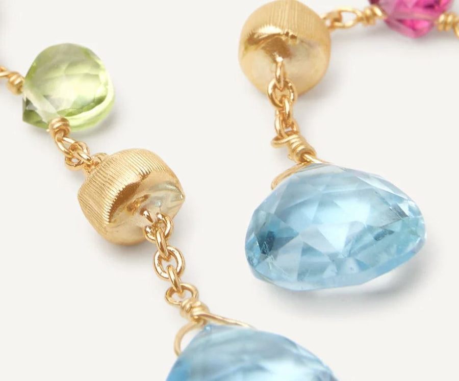 Marco Bicego Jewellery - Earrings Marco Bicego 18K Paradise Mixed Gem Drop Earrings