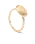 Marco Bicego Jewellery - Rings Marco Bicego 18K Two Tone Siviglia Pebble Diamond Ring Size 7
