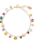 Marco Bicego Jewellery - Bracelet Marco Bicego 18K Yellow Gold Africa Mixed Gem Dangle Bracelet