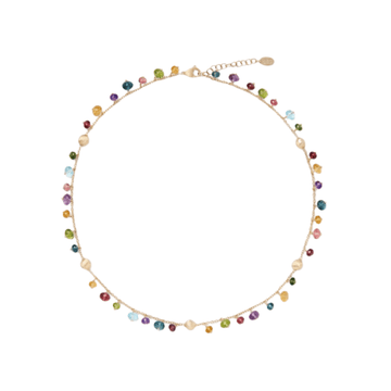 Marco Bicego Jewellery - Necklace Marco Bicego 18K Yellow Gold Africa Mixed Gem Dangles Necklace