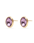 Marco Bicego Jewellery - Earrings - Stud Marco Bicego 18K Yellow Gold Jaipur Amethyst Studs