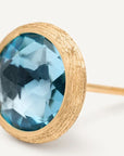 Marco Bicego Jewellery - Earrings - Stud Marco Bicego 18K Yellow Gold Jaipur Blue Topaz Stud Earrings