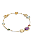 Marco Bicego Jewellery - Bracelet Marco Bicego 18K Yellow Gold Jaipur Mixed Gems Scatter Bracelet