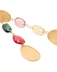 Marco Bicego Jewellery - Earrings - Drop Marco Bicego 18K Yellow Gold Lunaria Color Mixed Tourmaline Drop Earrings