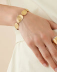 Marco Bicego Jewellery - Bracelet Marco Bicego 18K Yellow Gold Lunaria Gracduated Link Bracelet