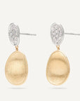Marco Bicego Jewellery - Earrings - Drop Marco Bicego 18K Yellow Gold Lunaria Mini Diamond Chandelier Earrings