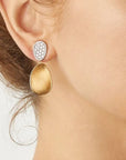 Marco Bicego Jewellery - Earrings - Drop Marco Bicego 18K Yellow Gold Lunaria Mini Diamond Chandelier Earrings