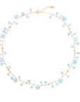 Marco Bicego Jewellery - Necklace Marco Bicego 18K Yellow Gold Paradise Aquamarine Dangles Necklace