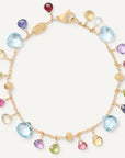 Marco Bicego Jewellery - Bracelet Marco Bicego 18K Yellow Gold Paradise Mixed Gem Single Strand Bracelet