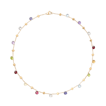 Marco Bicego Jewellery - Necklace Marco Bicego 18K Yellow Gold Paradise Mixed Gem Station Necklace