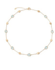 Marco Bicego Jewellery - Necklace Marco Bicego 18K Yellow Gold Siviglia Aquamarine Chain Necklace