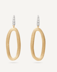 Marco Bicego Jewellery - Earrings - Drop Marco Bicego Jaipur 18k Yellow Gold Link Earrings with Diamonds