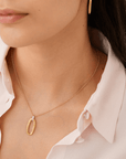 Marco Bicego Jewellery - Necklace Marco Bicego Jaipur 18k Yellow Gold Oval Link Pendant Necklace