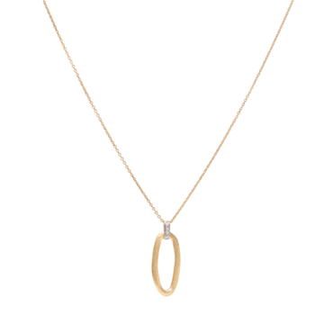 Marco Bicego Jewellery - Necklace Marco Bicego Jaipur 18k Yellow Gold Oval Link Pendant Necklace