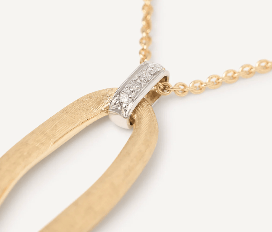 Marco Bicego Jewellery - Necklace Marco Bicego Jaipur 18k Yellow Gold Oval Link Pendant Necklace