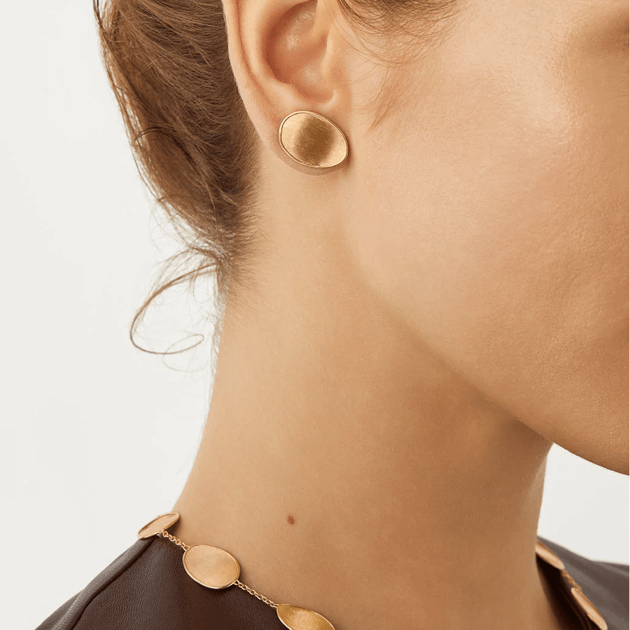 Marco Bicego Jewellery - Earrings - Stud Marco Bicego Lunaria 18k Yellow Gold Small Stud Earrings