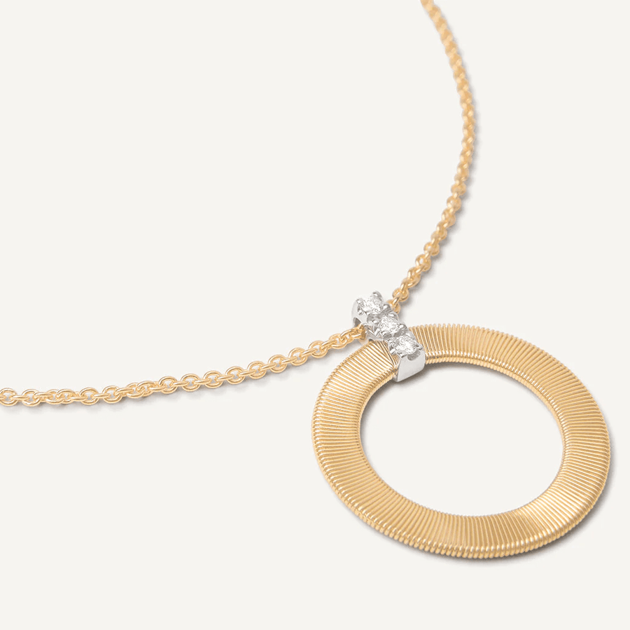 Marco Bicego Jewellery - Necklace Marco Bicego Masai 18k Yellow Gold Pendant Necklace with Diamonds