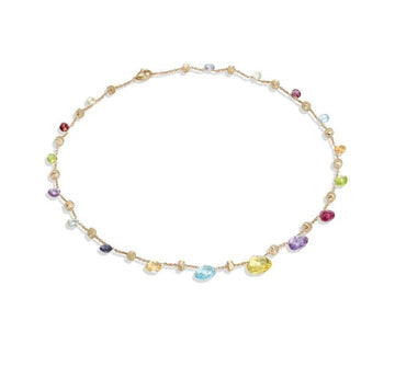 Marco Bicego Jewellery - Necklace Marco Bicego18K Yellow Gold Paradise 16 Inch Mixed Gem Necklace