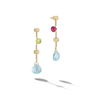 Marco Bicego Jewellery - Earrings - Drop Marco Bicego18K Yellow Gold Paradise Mixed Gem Drop Earrings