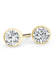 Backes & Strauss Jewellery - Earrings - Stud Max Strauss 14K Yellow Gold Bezel Diamond Studs