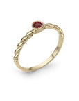 Backes & Strauss Jewellery - Rings Max Strauss Yellow Gold and Diamond Twist Ring