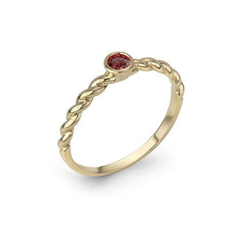 Backes & Strauss Jewellery - Rings Max Strauss Yellow Gold and Diamond Twist Ring