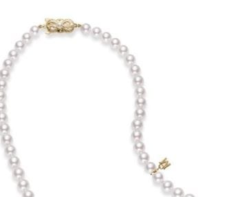Mikimoto Jewellery - Necklace Mikimoto 18K 16" Akoya 5mm Pearl Strand