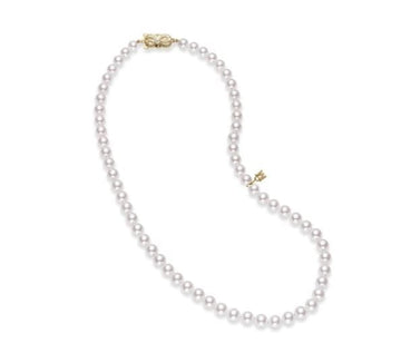 Mikimoto Jewellery - Necklace Mikimoto 18K 16" Akoya 5mm Pearl Strand