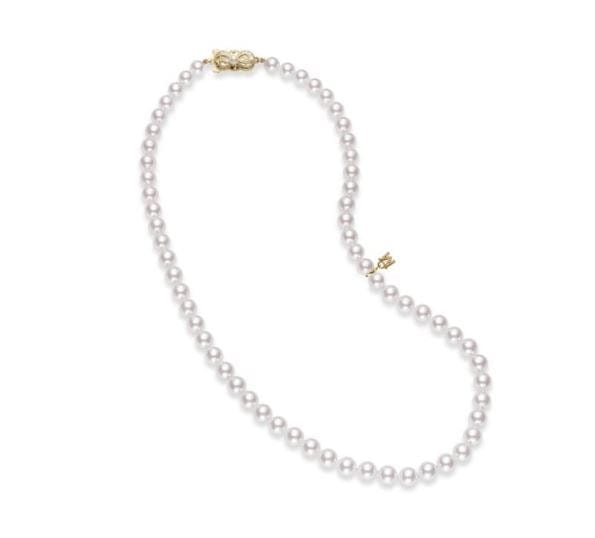 Mikimoto Jewellery - Necklace Mikimoto 18K 16" Akoya 5mm Pearl Strand