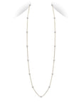 Mikimoto Jewellery - Necklace Mikimoto 18K Yellow Gold Akoya Pearl 32" Station Necklace