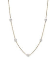 Mikimoto Jewellery - Necklace Mikimoto 18K Yellow Gold Akoya Pearl 32" Station Necklace