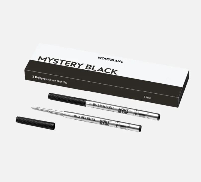 Mont Blanc Accessories - Refills Montblanc 2 Pack of Ballpoint Pen Fine Mystery Black Refills