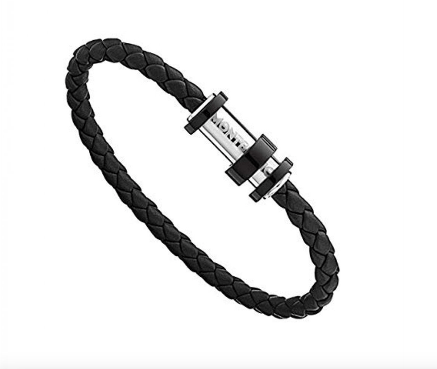 Montblanc 1858 Geosphere Bracelet in Leather and Steel - Luxury Bracelets –  Montblanc® BG