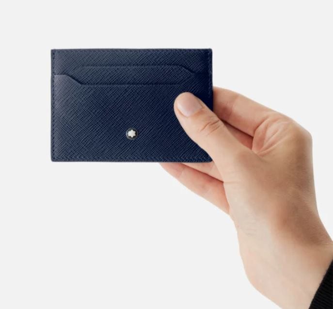 Mont Blanc Accessories - Leather goods Montblanc Ink Blue Sartorial Five Card Holder