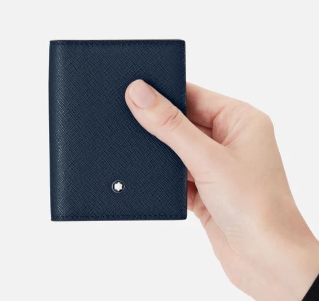 Mont Blanc Accessories - Leather goods Montblanc Ink Blue Sartorial Four Card Holder