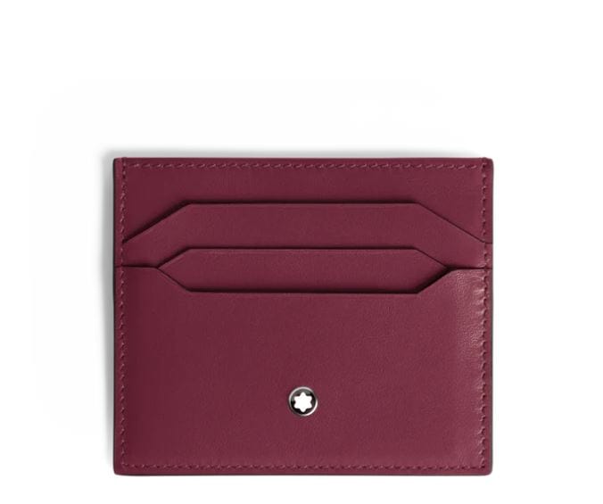 Mont Blanc Accessories - Leather goods Montblanc Meisterstück Burgundy 6CC Leather Card Holder