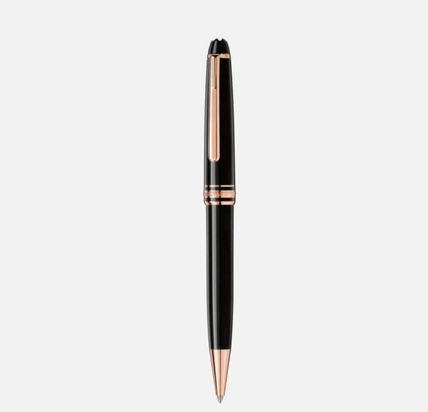 Mont Blanc Accessories - Writing Instruments Montblanc Meisterstuck Rose Gold Coated Ballpoint Pen