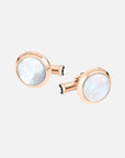 Mont Blanc Accessories - Jewellery Accessories Montblanc Rose Steel Mother of Pearl Cufflinks