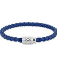 Mont Blanc Jewellery - Bracelet Montblanc Steel Blue Woven Leather Bracelet